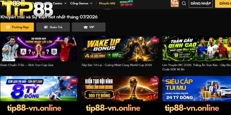 Cách nhận khuyến mãi TIP88 thành công không bị từ chối 