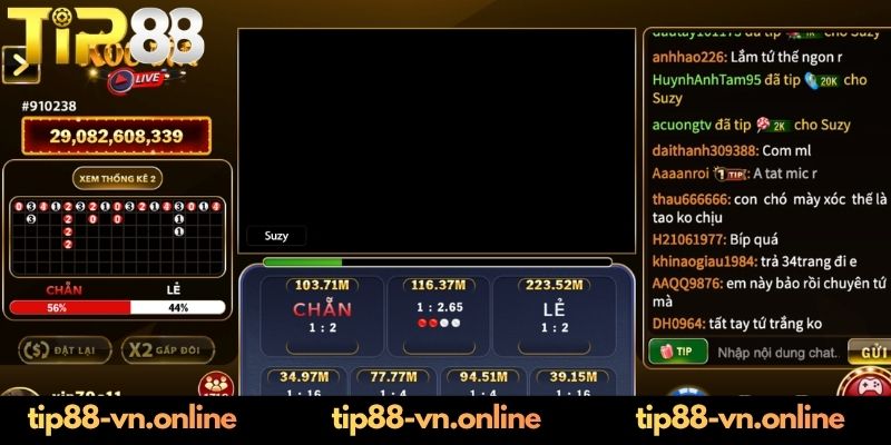 Những siêu phẩm game hấp dẫn quy tụ tại chuyên mục Live casino TIP88 